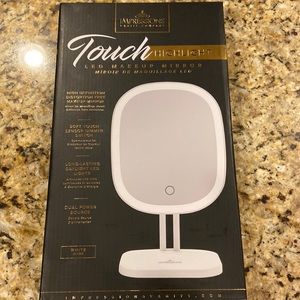 Impressions touch highlight LED makeup mirror